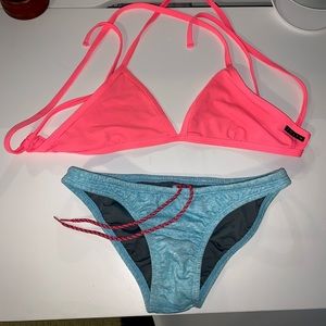 Jolyn Pink top Blue bottoms MEDIUM